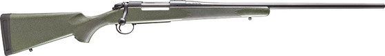 BERGARA B14 HUNTER 7MM-08 22" - #4 BLACK CERAKOTE/GREEN SYN