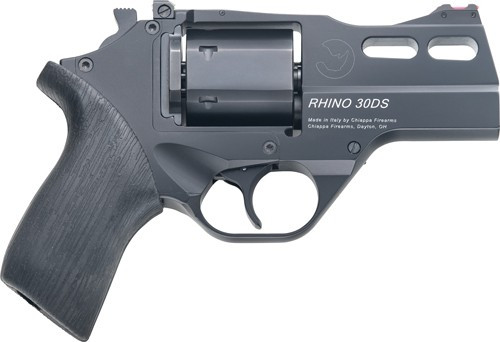 CHIAPPA RHINO 30DS 357MAG - 3" ADJ. SIGHT BLACK/RUBBER