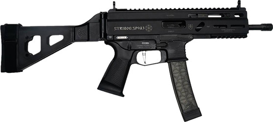 GRAND POWER STRIBOG SP9A3 9MM - 8" BBL 30 RD MAG W/BRACE BLK