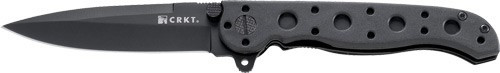 CRKT M16-01KZ 3" FINE EDGE - SPEAR POINT BLACK BLADE