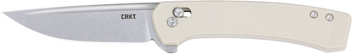 CRKT Q COMPACT 3.05" PLAIN - EDGE SAND CROSSBAR LOCK