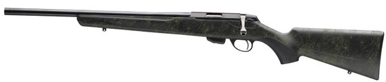 TIKKA T1X 22LR 16" THREADED - BLUED/ROUGHTECH EMERALD LEFT
