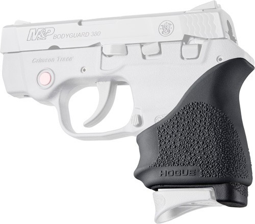 HOGUE HANDALL BEAVERTAIL GRIP - SLEEVE S&W BODYGAURD .380 BLK
