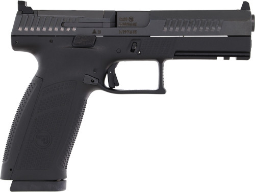 CZ P-10 F OR 9MM FS 19RD - REVERSIBLE MAG CATCH BLACK