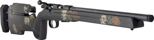 CZ 457 VARMINT 22LR 16" BLUE - THREADED MANNERS CAMO STOCK