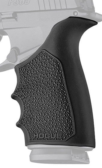 Hogue 18520 Grip Sleeve Handall Beavertail Black Rubber