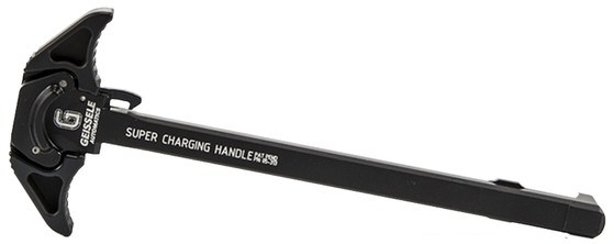 Geissele Automatics 05313B Super  AR-15 Black Black Hardcoat Anodized 7075-T6 Aluminum Ambidextrous Hand