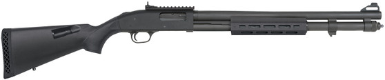 Mossberg 50768 590A1 Tactical 12 Gauge 3" 8+1 20" Cylinder Bore Barrel Black Rec with XS Ghost Ring Sights Black Fixed with Storage Compartment Stock Right Hand Includes M-LOK Handguard