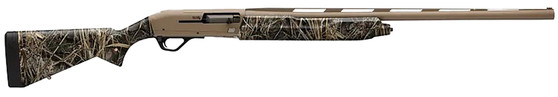 Winchester Repeating Arms 511304292 SX4 Hybrid Hunter 12 Gauge 3.5" 4+1 (2.75") 28", FDE Cerakote Barrel/Rec, Realtree Max-7 Furniture, TruGlo Fiber Optic Sight