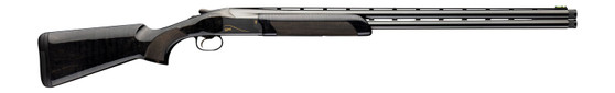 Browning 0184193002 Citori 825 Noir Sporting 12 Gauge Break Open 3" 2rd 32" Matte Blued Over/Under Vent Rib Barrel, Steel Receiver Engraved w/Gold Accents, Fixed AAAA Dark Maple Stock, Right Hand