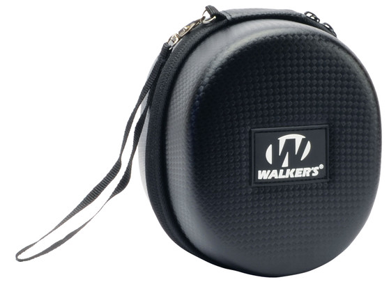 Walker's GWPREMSC Muff Protective Case  Black EVA Includes Detachable Nylon Lanyard