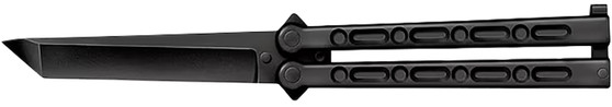 Cold Steel CS-92EAB FGX Balisong 5" Folding Plain Tanto Black Griv-Ex Blade/Handle