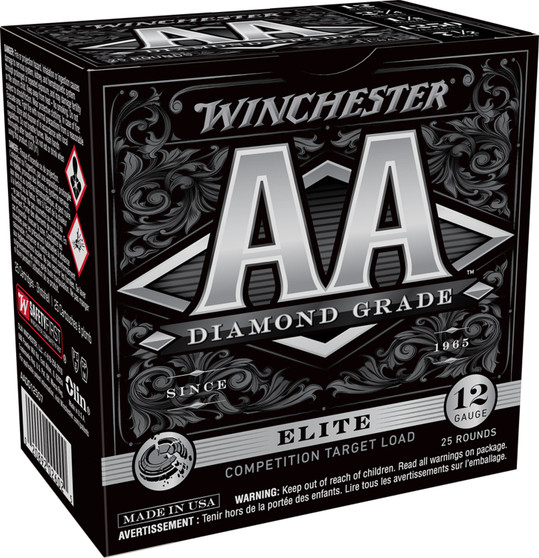 Winchester Ammo AADG12507 AA Diamond Grade 12Gauge 2.75" 1 1/8oz 7Shot 25 Per Box/10 Case