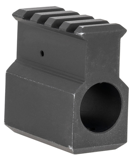 LBE Unlimited ARRGBUH Railed Gas Block Upper Receiver Height AR Platform Black Anodized Aluminum