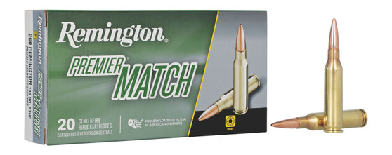 Remington Ammunition 26852 Premier Match 260Rem 140gr Sierra MatchKing BTHP 20 Per Box/10 Case