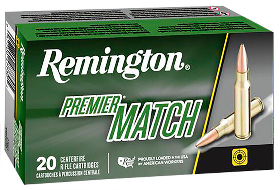 Remington Ammunition 21503 Premier Match 300Blackout 125gr Sierra MatchKing Open Tip Match 20 Per Box/10 Case