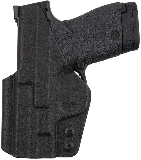 1791 Gunleather TACIWBSHIELDBLKR Tactical Kydex  IWB Black Kydex Belt Clip Fits S&W Shield