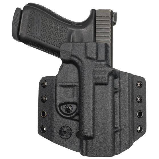 C&G Holsters 1850100 Covert  OWB Black Kydex Belt Loop Fits 1911 Government 5"
