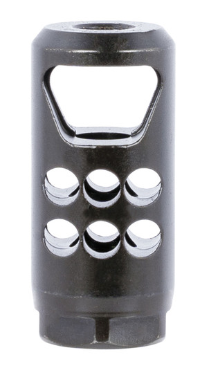 Ruger 90698 Hybrid Muzzle Brake Matte Black Steel 1/2"x28 Threads, 2.20" OAL 1" Diameter, 35 Cal