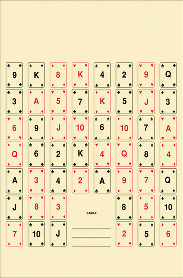 Action Target CARD2100 Entertainment  52 Playing Cards Paper 22.50" x 24" Multi-Color 100 Per Box