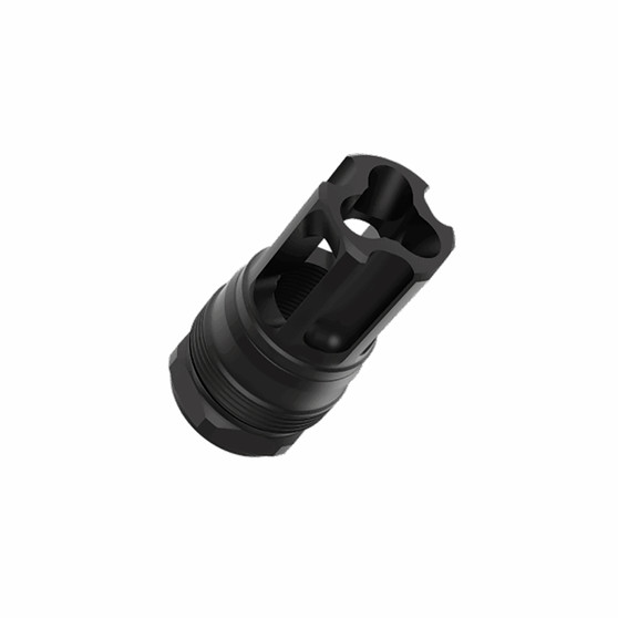 Liberty Precision Machine LPM-2001 Eclipse Flash Hider Black Stainless Steel 1/2"x28 Threads 1.70"