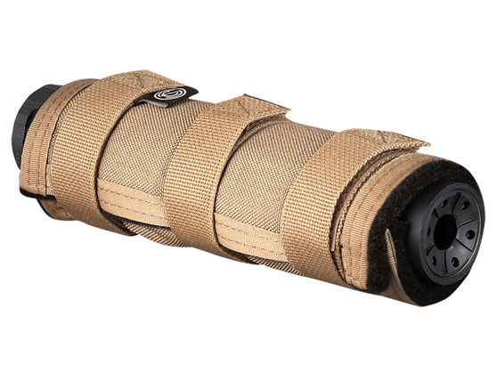 SilencerCo AC1985 High Temp Suppressor Cover 6" FDE Nylon