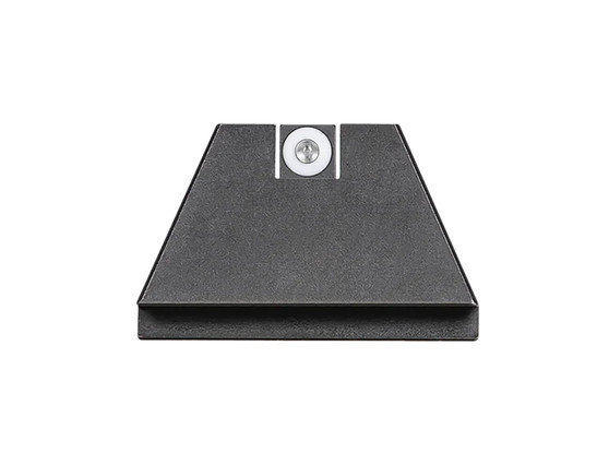 Night Fision GLK004013WGZ Suppressor Height Sights For Glock  Green Tritium White Outline Front Sight-Black/Blank Rear Sight Glock 17/17L/19