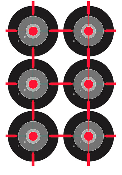 Birchwood Casey 35703 Dirty Bird  Bullseye Tagboard Target 12" x 18" 100 Per Pkg