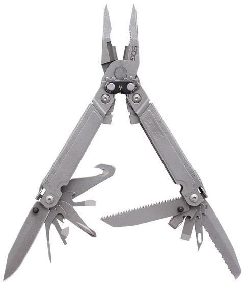 S.O.G SOGPA3001CP PowerAccess MT Stone Washed 5Cr15MoV Stainless Steel 6.82" Long