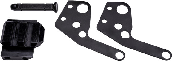 Kel-Tec PLR161570 SU/PLR Picatinny Adapter Black Aluminum Includes Two Mounting Plates