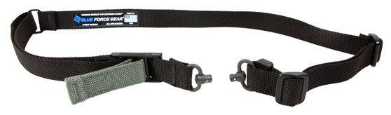 Blue Force Gear VCAS2TO1RED125AABK Vickers 221  Black Cordura One-Two Point AR Platform