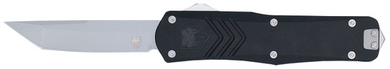CobraTec Knives MBLKFSXGEN3TNS FS-X Gen III Medium 3" OTF Tanto Plain Stonewashed D2 Steel Blade, 4.68" Aluminum Handle