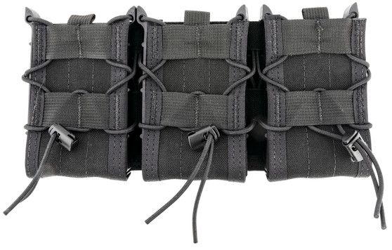 High Speed Gear 45TA00BK TACO Shingle Mag Pouch Triple Black Nylon MOLLE Compatible w/ Rifle