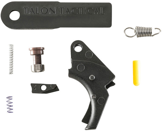 Apex Tactical 100026 Action Enhancement  Black Curved Trigger Drop-In Fits S&W M&P