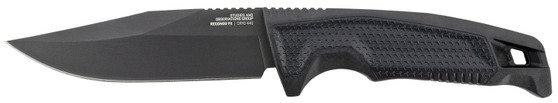 S.O.G SOG17220157 Recondo FX 4.60" Fixed Plain Satin TiNi Full Tang Cryo 440C SS Blade/ Black Overmolded GRN Handle