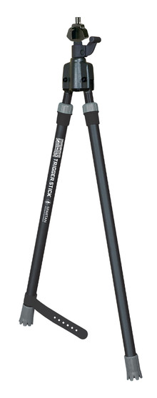 Primos 65829 Trigger Stick  Medium 21.50"-40", Black, Spartan Precision Magnetic Attachment System