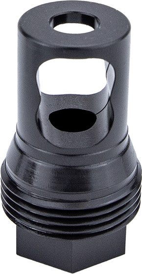 Kgm Suppressors A-TMB50-S-3 R50T Taper Muzzle Brake Black Nitride Steel M24x1 Threads
