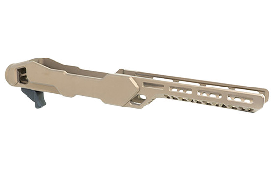 Timber Creek Outdoors ERC1022BB Enforcer Rifle Chassis Burnt Bronze Aluminum Fits Ruger 10/22 Compatible w/ MSR Buffer Tubes