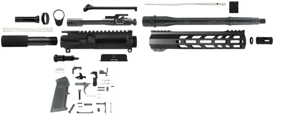 TacFire SSPK556LPK10 Pistol Kit  5.56x45mm NATO AR-Pistol Platform Black Steel
