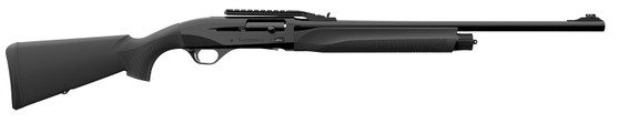 Retay USA GORSLBLK24 Gordion  Slug 12 Gauge 3" 4+1 24" Black Vent Rib Barrel, Stainless Aluminum Receiver, Fixed w/Pistol Grip Black Synthetic Stock