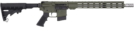 Great Lakes Firearms GL15350SSODG16 GLFA  350 Legend 5rd 18" Stainless Threaded Barrel, OD Green Cerakote Picatinny Rail Aluminum Receiver, M-LOK Handguard, Black Synthetic Stock, Mil-Spec Grip