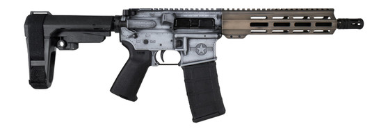 Shark Coast Tactical SCC07534WHOG-P Warthog 5.56 NATO 30+1 10.50" Black Nitride Threaded Barrel, Aluminum Receiver w/Picatinny Rail, M-LOK Handguard, Polymer SB Tactical SBA3 Brace, Magpul MOE Grip, R