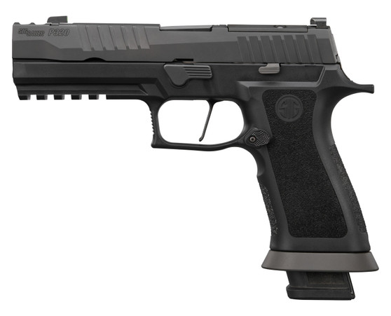 Sig Sauer 320XF9MOD P320 M.O.D. Full Size 9mm Luger 21+1 3.90" Black Barrel, Matte Black DLC Stainless Steel Optic Ready/Ported/Serrated Slide, Black Stainless Steel Frame w/Picatinny Rail, M.O.D. X F