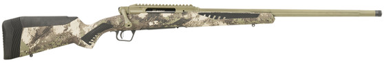 Savage Arms 58023 Impulse Big Game 243 Win 4+1 22" Threaded, Hazel Green Barrel/Rec, Woodland Camo AccuStock with AccuFit, Includes Detachable Box Mag