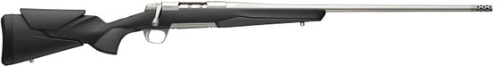 Browning 036008294 X-Bolt 2 Hunter Full Size 6.5 PRC 3+1 24" Stainless Steel Threaded Barrel, Drilled & Tapped Stainless Steel Receiver, Adj Vari-Tech Black Composite Stock w/Adjustable Comb & LOP
