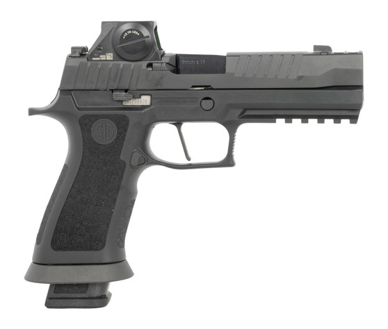 Sig Sauer 320XF9MODRXSL P320 M.O.D. Full Size 9mm Luger 21+1 3.90" Black Barrel, Matte Black DLC Stainless Steel Ported/Serrated w/Optic Slide, Black Stainless Steel Frame w/Picatinny Rail ,M.O.D. X F