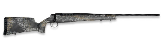 Weatherby 3WAST338WR6B 307 Alpine ST Full Size 338 WBY RPM 4+1 24" Graphite Black Cerakote Spiral Fluted Threaded Barrel, Graphite Black Cerakote Steel Drilled & Tapped Receiver, Gray & Gold Sponge Ac