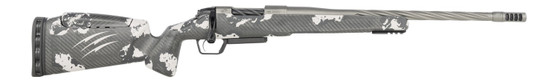 Fierce Firearms RIVSSX25CM22GP Twisted Rival XP 2.0 25 Creedmoor 3+1 22" Glacier Cerakote Spiral Fluted Threaded Barrel, Stainless Steel Drilled & Tapped Receiver, Arca Rail Forend, Phantom Camo Push