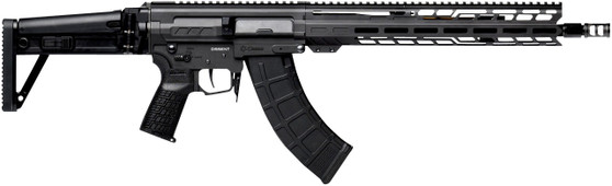 CMMG 86A7F0BAB Dissent MK47 7.62x39mm 30+1 (2) 14.30" P&W, Black Armor, Side Charging Handle Rec, 13.50" M-Lok Handguard, Side Folding Stock, Zeroed Grip, SVD Brake, 60/90 Ambi Safety, Adj. Gas Block