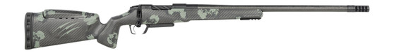 Fierce Firearms RIVSCX25CM22BF Carbon Rival XP 2.0 25 Creedmoor 3+1 22" Carbon Fiber Match Grade Barrel, Black Cerakote Stainless Steel Drilled & Tapped Receiver, Forest Camo Push Button Adj Cheek Pie